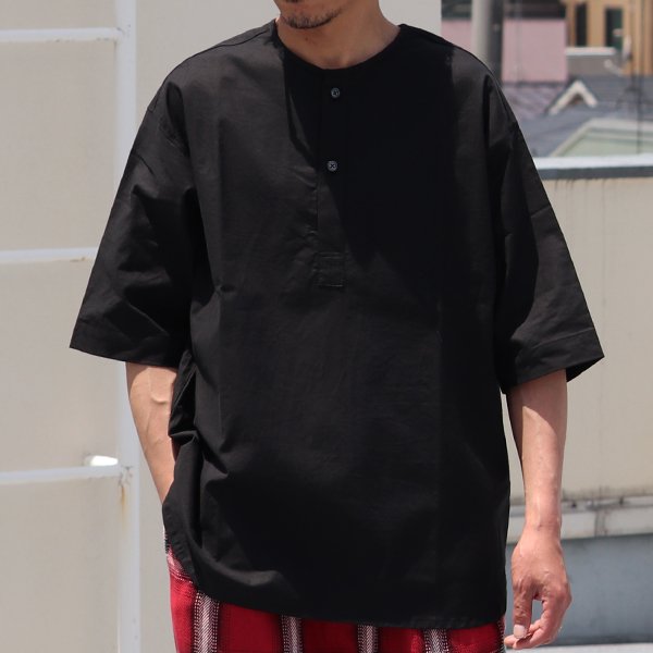 画像11: コットンシーチング ワッシャー クルーネック スリーピング ハーフスリーブシャツ【MADE IN JAPAN】『日本製』/ Upscape Audience