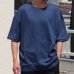 画像3: 【RE PRICE/価格改定】コーマ天竺アシンメトリークルーネック半袖オーバーサイズスウェットTee【MADE IN JAPAN】『日本製』/ Upscape Audience 