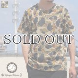 ダックカモプリント天竺クルーネック半袖スウェットシャツ【MADE IN JAPAN】『日本製』/ Upscape Audience