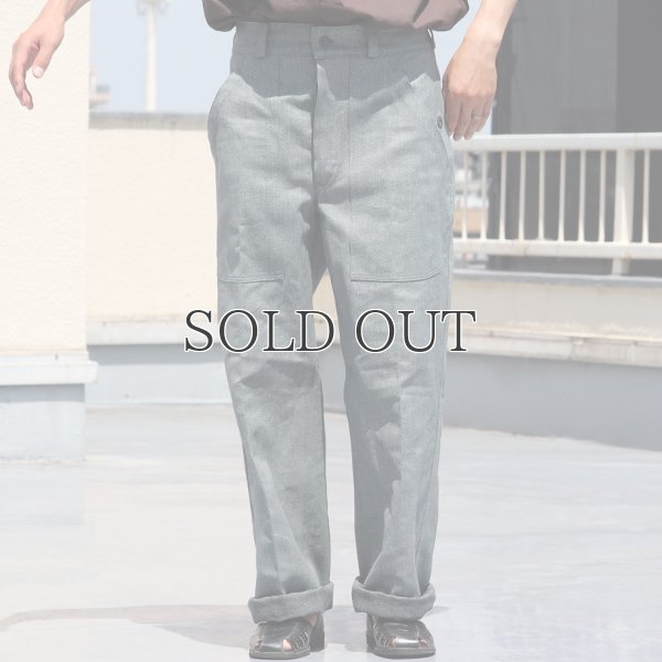 画像3: DEAD DEAD STOCK / SWISS ARMY DENIM PANTS（スイス軍 デニムワークパンツ【後期】）