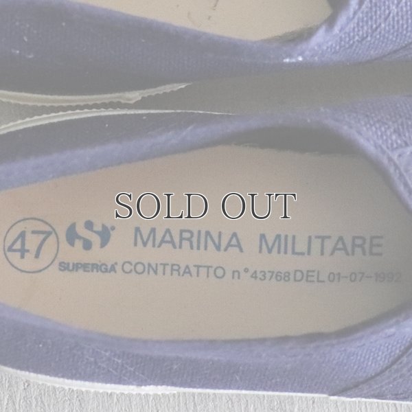 画像11: DEAD STOCK / 90-00s Italian Navy Sailor Shoes SUPERGA（イタリア セーラー シューズ ネイビー SUPERGA社製）