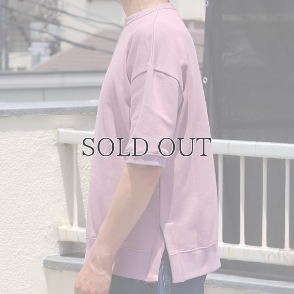 画像5: 【RE PRICE/価格改定】裏毛サイドスリット半袖ビッグスウェット【MADE IN JAPAN】『日本製』/ Upscape Audience