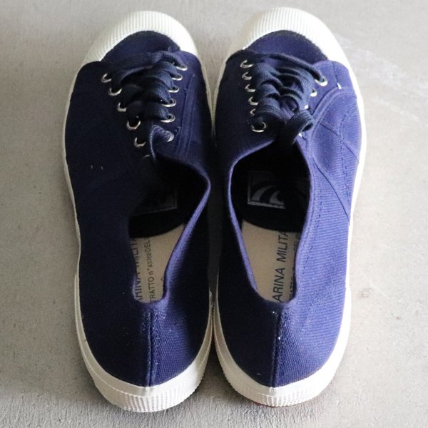 画像9: DEAD STOCK / 90-00s Italian Navy Sailor Shoes SUPERGA（イタリア セーラー シューズ ネイビー SUPERGA社製）
