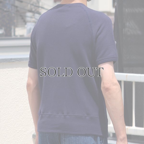 画像6: ソフトエアー裏毛"N.74th St. West Side"プリントラグラン半袖スウェットシャツ【MADE IN JAPAN】『日本製』/ Upscape Audience