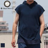 【RE PRICE / 価格改定】コットンパイル プルパーカーキャップスリーブTEE【MADE IN JAPAN】『日本製』/ Upscape Audience