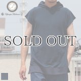 コットンパイル プルパーカーキャップスリーブTEE【MADE IN JAPAN】『日本製』/ Upscape Audience