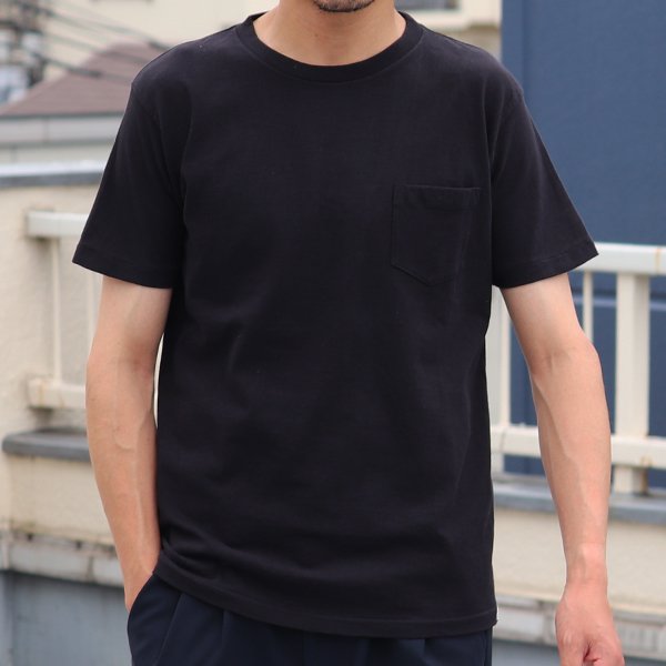 画像2: 【RE PRICE / 価格改定】吊り編み天竺クルーネック丸胴ポケ付半袖_TEE【MADE IN TOKYO】『東京製』  / Upscape Audience