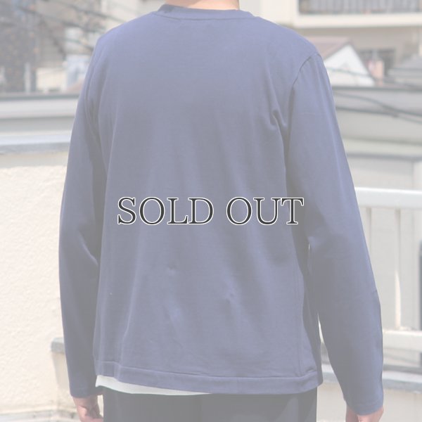 画像6: ラフィー天竺クルーネック長袖カーディガン【MADE IN JAPAN】『日本製』/ Upscape Audience