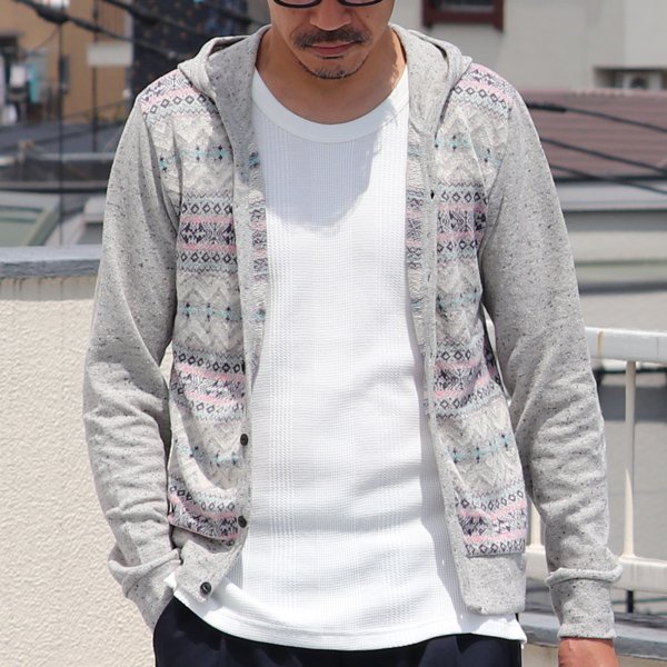 画像3: 【RE PRICE / 価格改定】ガーデンJQ フードVカーディガン【MADE IN JAPAN】『日本製』/ Upscape Audience