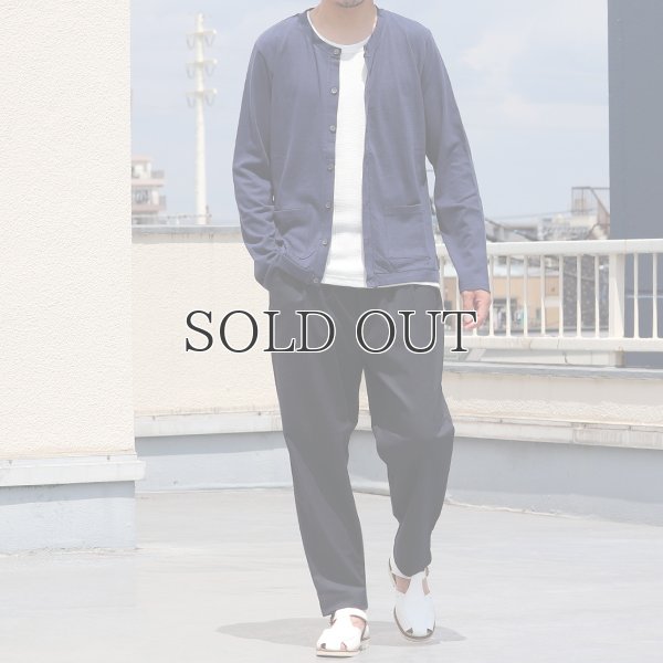 画像8: ラフィー天竺クルーネック長袖カーディガン【MADE IN JAPAN】『日本製』/ Upscape Audience