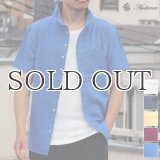 【RE PRICE / 価格改定】綿麻スタンドドレス半袖シャツ / Audience