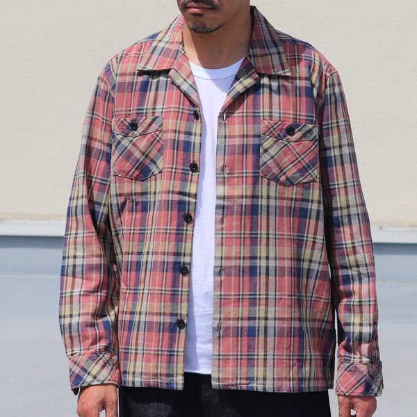 画像2: 【RE PRICE / 価格改定】70’ｓサーフチェックオープンカラーライト_Jacket【MADE IN JAPAN】『日本製』/ Upscape Audience