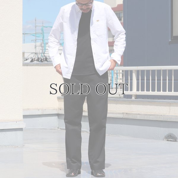 画像7: チビ衿ボタンダウン UCLA クマ刺繍付 シャンブレーオックスL/Sシャツ『日本製』Upscape Audience