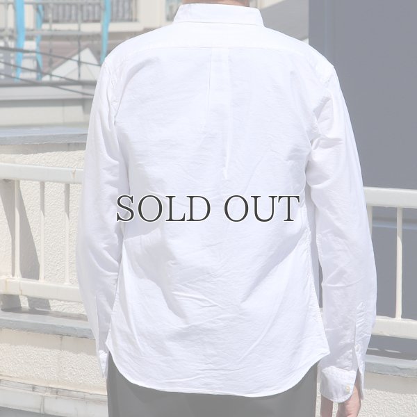 画像6: チビ衿ボタンダウン UCLA クマ刺繍付 シャンブレーオックスL/Sシャツ『日本製』Upscape Audience