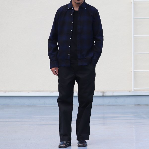 画像7: 【RE PRICE / 価格改定】コットンフランネルチェック ワイドスプレッドボタンダウン長袖シャツ【MADE IN JAPAN】『日本製』 / Upscape Audience