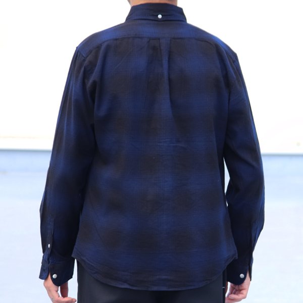 画像6: 【RE PRICE / 価格改定】コットンフランネルチェック ワイドスプレッドボタンダウン長袖シャツ【MADE IN JAPAN】『日本製』 / Upscape Audience