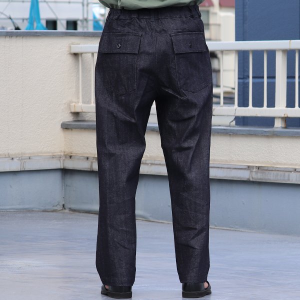 画像12: 「備後」10.5oz セルヴィッチ 青耳ストレッチデニム US ARMY  イージー ベイカーパンツ【MADE IN JAPAN】『日本製』【送料無料】/ Upscape Audience