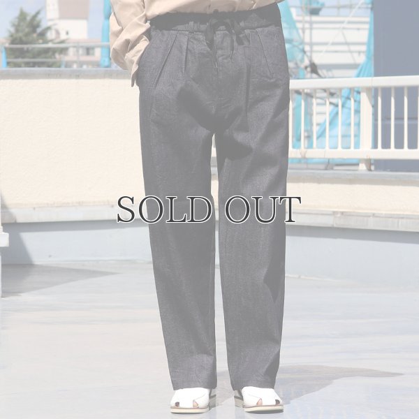 画像3: 「備後」10.5oz セルヴィッチ 青耳ストレッチデニム M52 2タック イージー ワイドパンツ【MADE IN JAPAN】『日本製』【送料無料】/ Upscape Audience