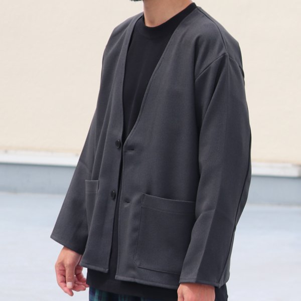 画像16: LANATEC® (ラナテック) LEI ( レイ) TECH ウールライク カルゼ ノーカラージャケット【MADE IN JAPAN】『日本製』【送料無料】/ Upscape Audience