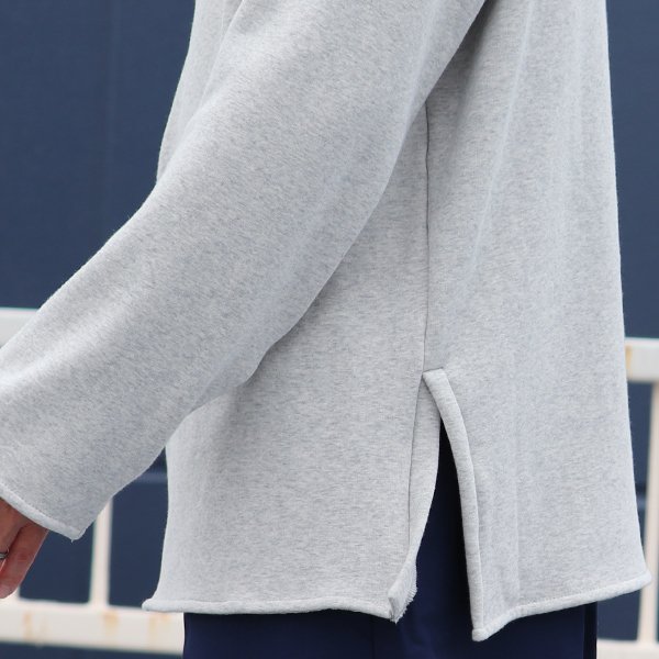 画像21: ボンバーヒート 爆暖裏起毛 サイドスリット ハーフジップ プルオーバー【MADE IN JAPAN】『日本製』/ Upscape Audience