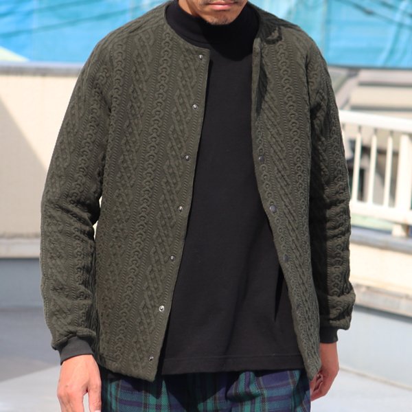 画像18: 「尾州」コットンキルト ノーカラー スナップジャケット【MADE IN JAPAN】『日本製』【送料無料】 / Upscape Audience