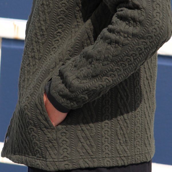 画像33: 「尾州」コットンキルト ノーカラー スナップジャケット【MADE IN JAPAN】『日本製』【送料無料】 / Upscape Audience