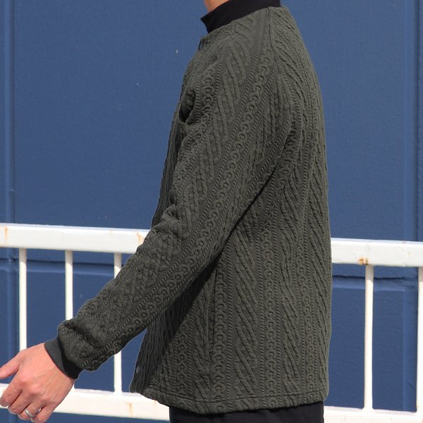 画像28: 「尾州」コットンキルト ノーカラー スナップジャケット【MADE IN JAPAN】『日本製』【送料無料】 / Upscape Audience