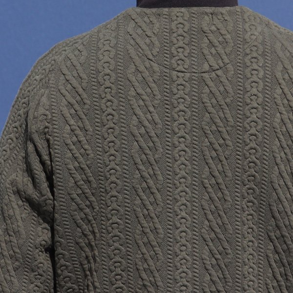 画像32: 「尾州」コットンキルト ノーカラー スナップジャケット【MADE IN JAPAN】『日本製』【送料無料】 / Upscape Audience