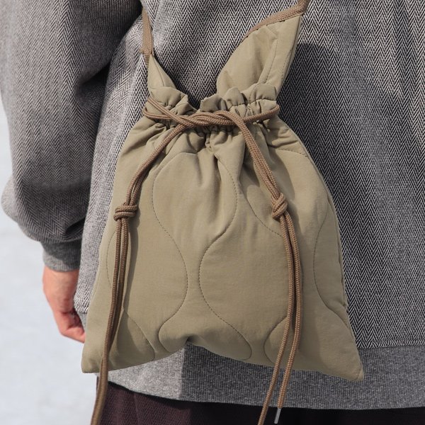 画像5: Teflon（テフロン）耐水撥水コットンタッチ ナイロン ウェーブキルト エプロンバッグ【MADE IN JAPAN】『日本製』 / Upscape Audience
