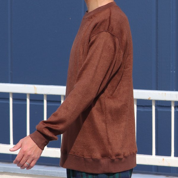 画像19: モヘアライク ウールシャギー ガゼット クルーネック ニットソー【MADE IN JAPAN】『日本製』 / Upscape Audience