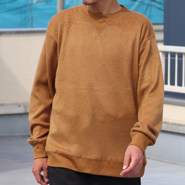 画像6: モヘアライク ウールシャギー ガゼット クルーネック ニットソー【MADE IN JAPAN】『日本製』 / Upscape Audience