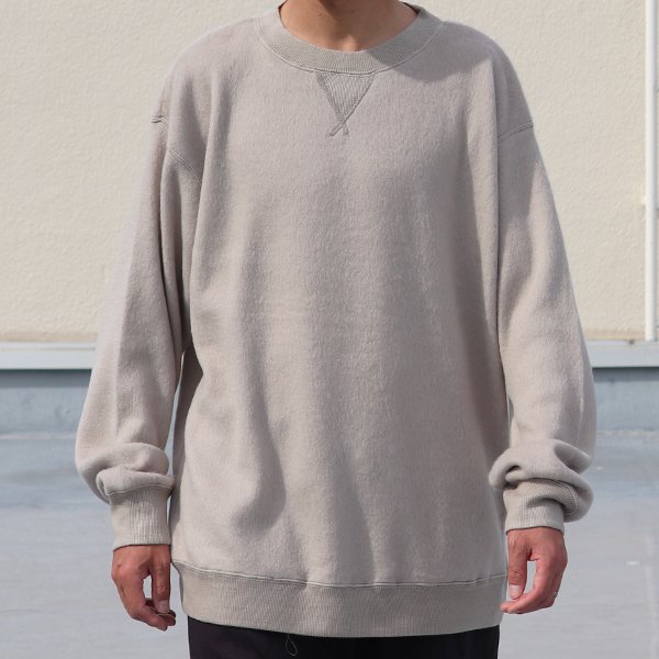 画像9: モヘアライク ウールシャギー ガゼット クルーネック ニットソー【MADE IN JAPAN】『日本製』 / Upscape Audience