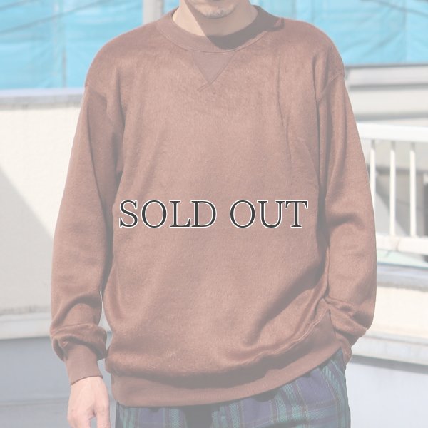 画像2: モヘアライク ウールシャギー ガゼット クルーネック ニットソー【MADE IN JAPAN】『日本製』 / Upscape Audience