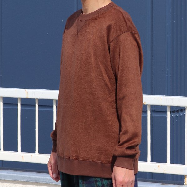 画像18: モヘアライク ウールシャギー ガゼット クルーネック ニットソー【MADE IN JAPAN】『日本製』 / Upscape Audience