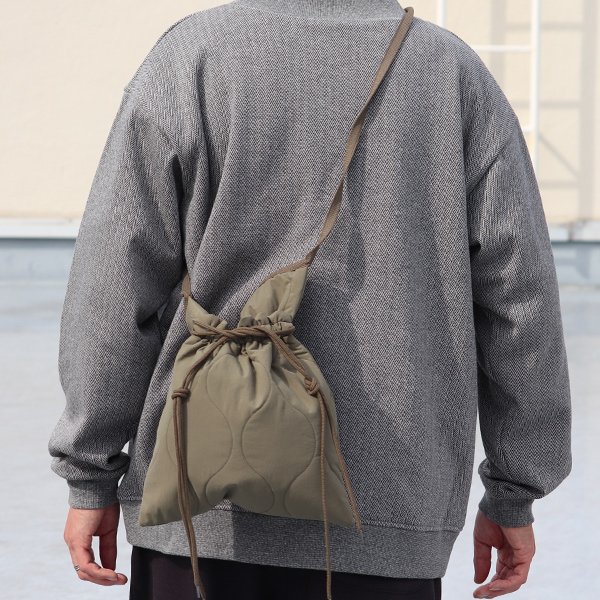 画像3: Teflon（テフロン）耐水撥水コットンタッチ ナイロン ウェーブキルト エプロンバッグ【MADE IN JAPAN】『日本製』 / Upscape Audience