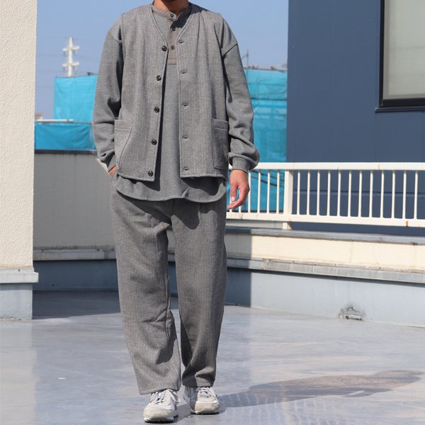 画像16: 【ボンバーヒート】ツィード ノーカラー 5釦 ベスト【MADE IN JAPAN】『日本製』 / Upscape Audience