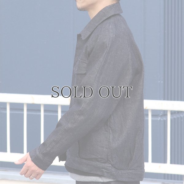 画像9:  「備後」 10.5oz セルヴィッチ 青耳ストレッチデニム トラッカージャケット【MADE IN JAPAN】『日本製』【送料無料】/ Upscape Audience