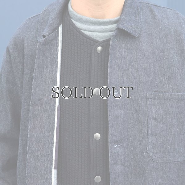 画像15:  「備後」 10.5oz セルヴィッチ 青耳ストレッチデニム カバーオールジャケット【MADE IN JAPAN】『日本製』【送料無料】/ Upscape Audience