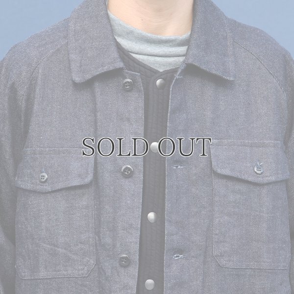 画像12:  「備後」 10.5oz セルヴィッチ 青耳ストレッチデニム トラッカージャケット【MADE IN JAPAN】『日本製』【送料無料】/ Upscape Audience