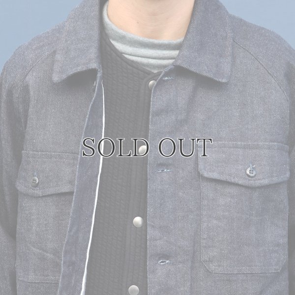 画像16:  「備後」 10.5oz セルヴィッチ 青耳ストレッチデニム トラッカージャケット【MADE IN JAPAN】『日本製』【送料無料】/ Upscape Audience