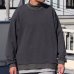 画像2: ボンバーヒート爆暖裏起毛 バルーン リブモックネック【MADE IN JAPAN】『日本製』 / Upscape Audience (2)