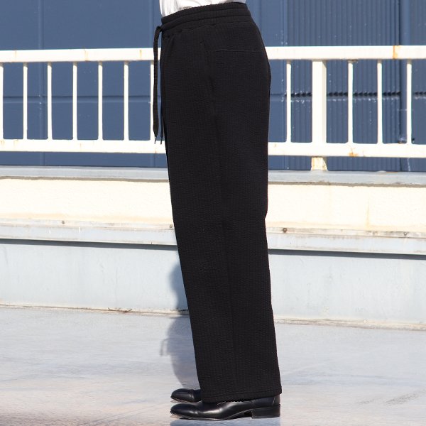 画像17: 「尾州」コットンキルト 2タック ワイド イージーパンツ『日本製』【送料無料】 / Upscape Audience
