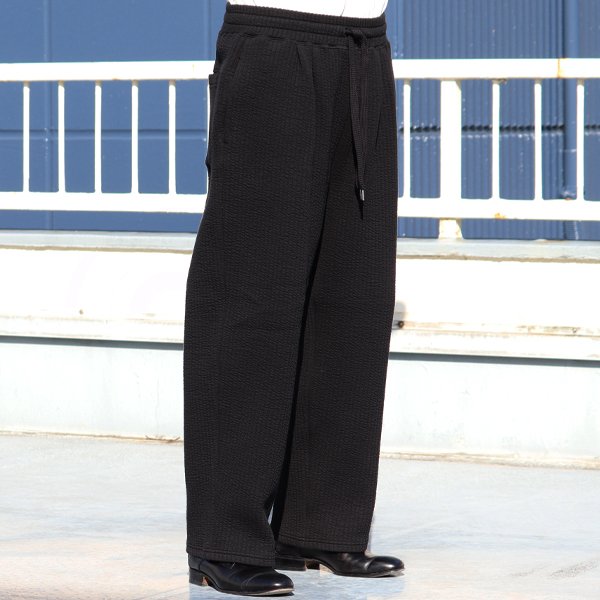 画像19: 「尾州」コットンキルト 2タック ワイド イージーパンツ『日本製』【送料無料】 / Upscape Audience