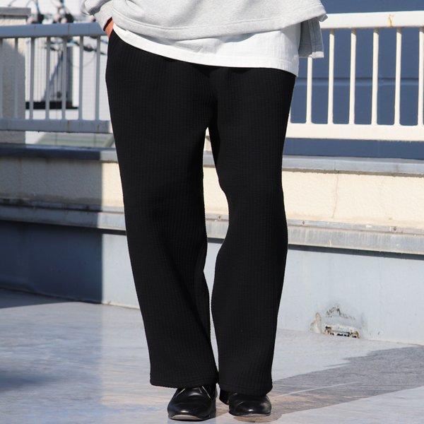 画像13: 「尾州」コットンキルト 2タック ワイド イージーパンツ『日本製』【送料無料】 / Upscape Audience