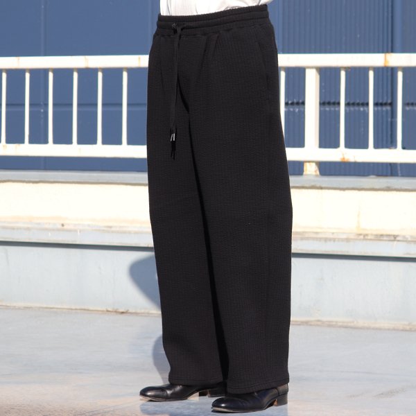画像16: 「尾州」コットンキルト 2タック ワイド イージーパンツ『日本製』【送料無料】 / Upscape Audience