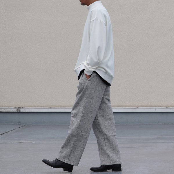画像13: French Terry ソフト裏起毛 2タック ワイドイージーパンツ【MADE IN JAPAN】『日本製』/ Upscape Audience