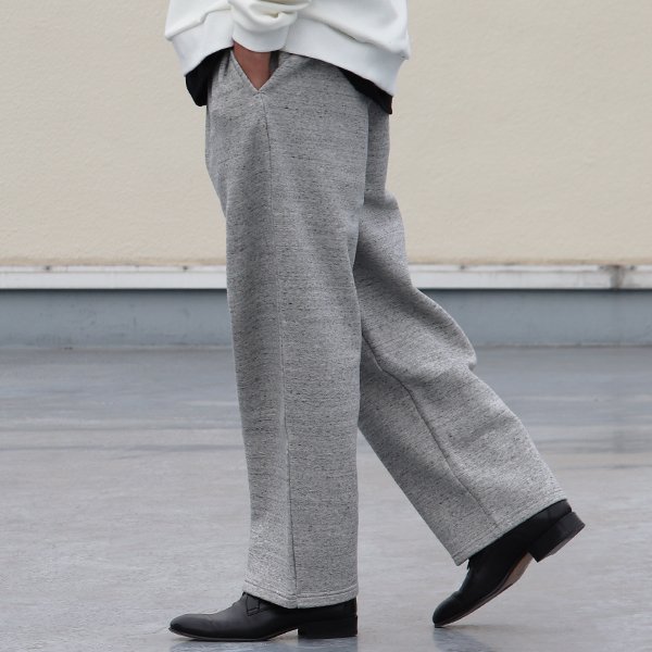 画像12: French Terry ソフト裏起毛 2タック ワイドイージーパンツ【MADE IN JAPAN】『日本製』/ Upscape Audience