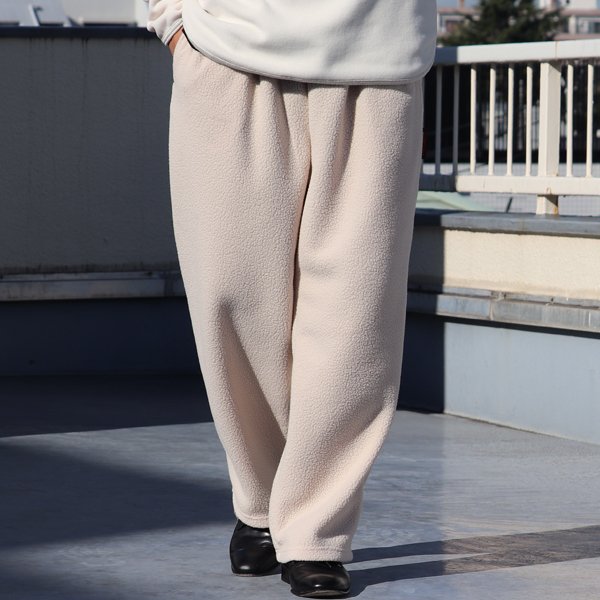 画像12: POLARTEC(ポーラテック)"Thermal Pro"ボア 2タック ワイド イージーパンツ【MADE IN JAPAN】『日本製』/ Upscape Audience