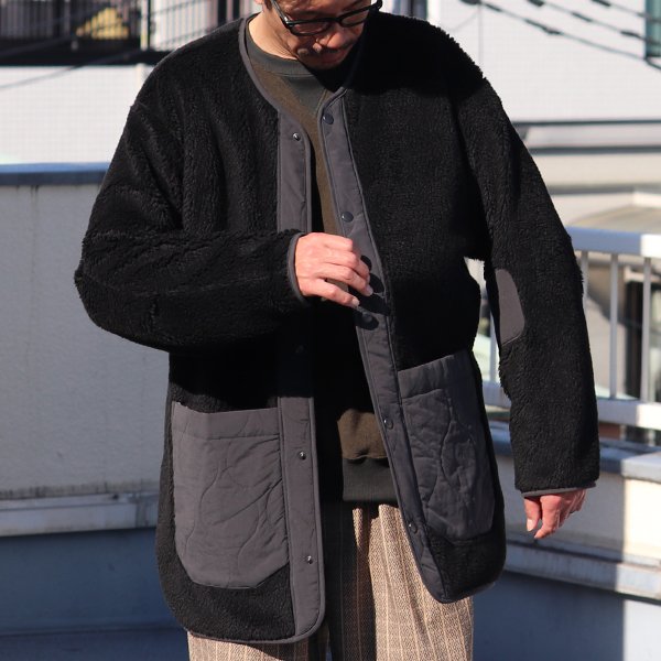 画像16: 【Lanificio Becagli（ベッカリー）】トスカーナボア キルティングミックス スナップ ライナーコート【MADE IN JAPAN】『日本製』【送料無料】/ Upscape Audience