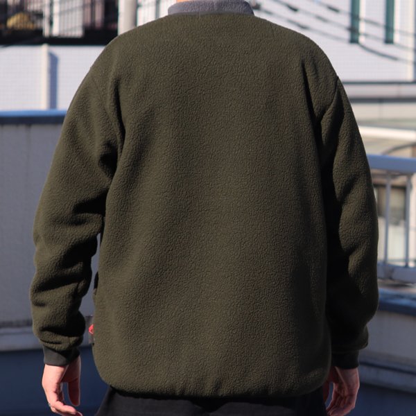 画像12: POLARTEC（ポーラテック）Thermal Proボア ノーカラーARMYジャケット【MADE IN JAPAN】『日本製』【送料無料】/ Upscape Audience